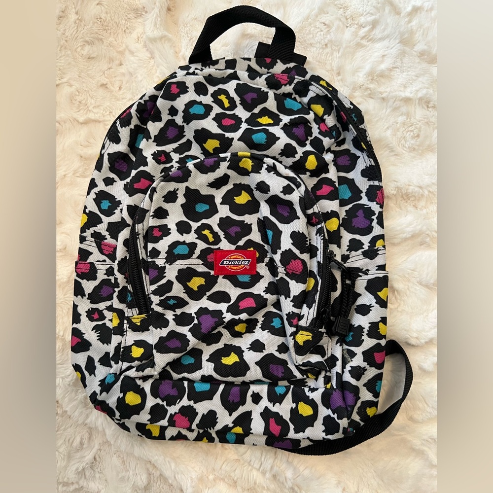 Dickies mini multicolor cheetah backpack